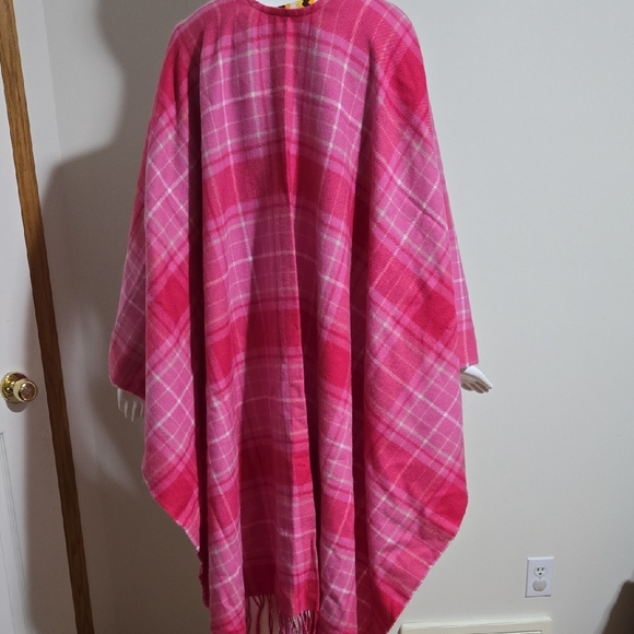 Pink Plaid Women's Scarf by Coach - Picture 2 of 14